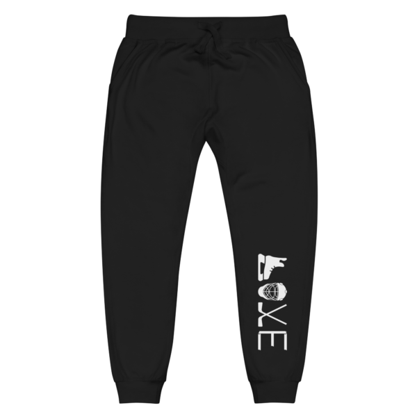 unisex-fleece-sweatpants-black-front-63054235458e6.png