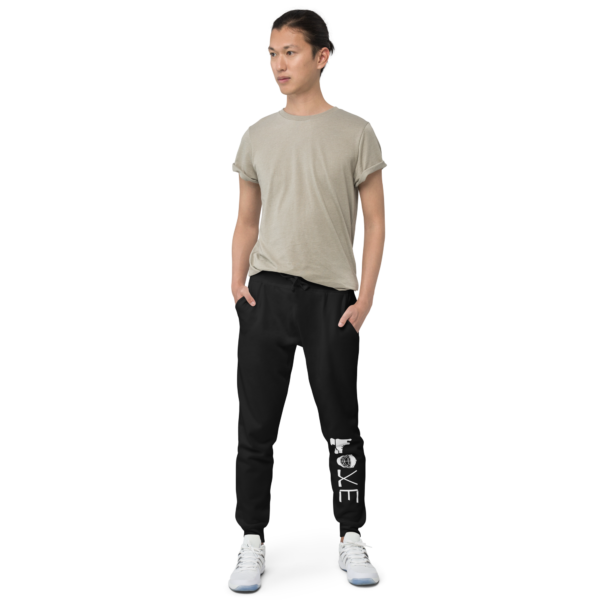 unisex-fleece-sweatpants-black-front-6305423546621.png