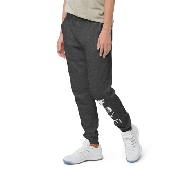 unisex-fleece-sweatpants-charcoal-heather-left-front-630542354f8df.png