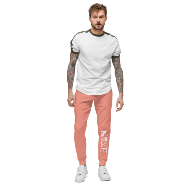 unisex-fleece-sweatpants-dusty-rose-front-6305423555db3.png