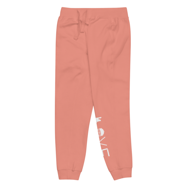 unisex-fleece-sweatpants-dusty-rose-front-left-63054235557bf.png