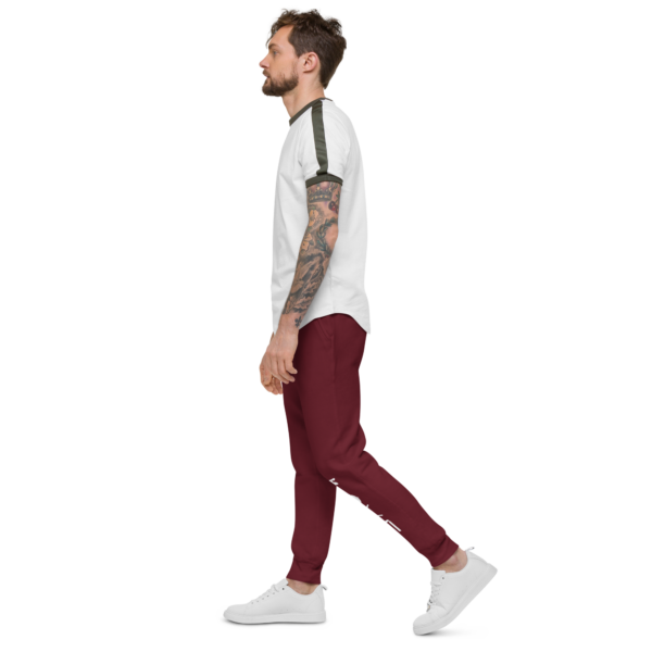 unisex-fleece-sweatpants-maroon-left-630542354a42b.png