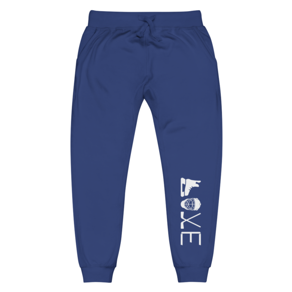 unisex-fleece-sweatpants-team-royal-front-6305423550e8c.png