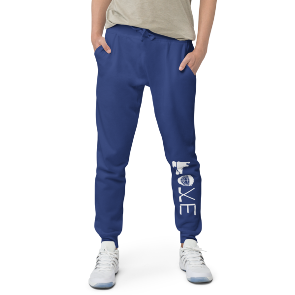 unisex-fleece-sweatpants-team-royal-front-630542355379d.png