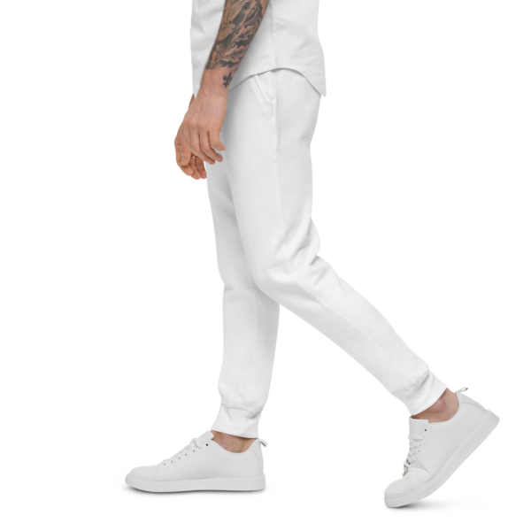 unisex-fleece-sweatpants-white-left-63054235659bf.png