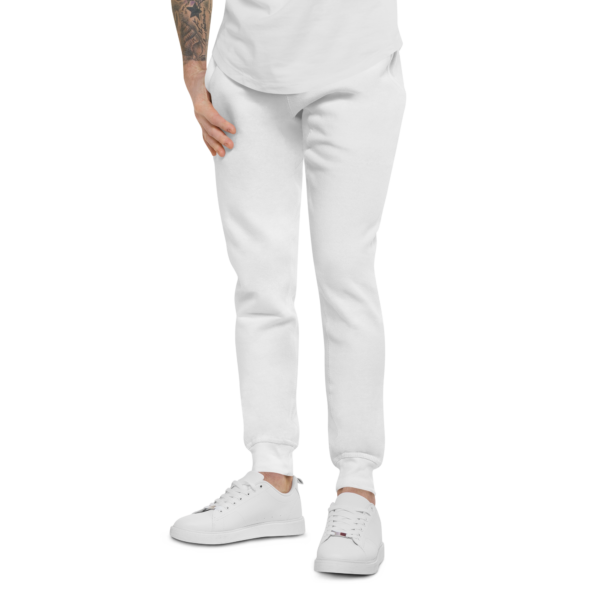 unisex-fleece-sweatpants-white-left-front-630542356635e.png